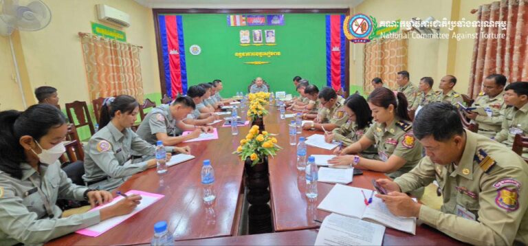 ឧត្តម នុត សត្យា ប្រធានលេខាធិការដ្ឋាន គ.ជ.ប.ទ បានដឹកនាំក្រុមការងារចុះត្រួតពិនិត្យពន្ធនាគារខេត្តសៀមរាប។
